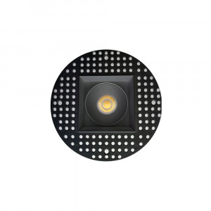 3.5 INCH SQUARE FRAME TRIMLESS FOR DL3 SERIES - BLACK