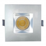 3 INCH SQUARE FRAME WITH TRIM FOR DL3 SERIES - WHITE