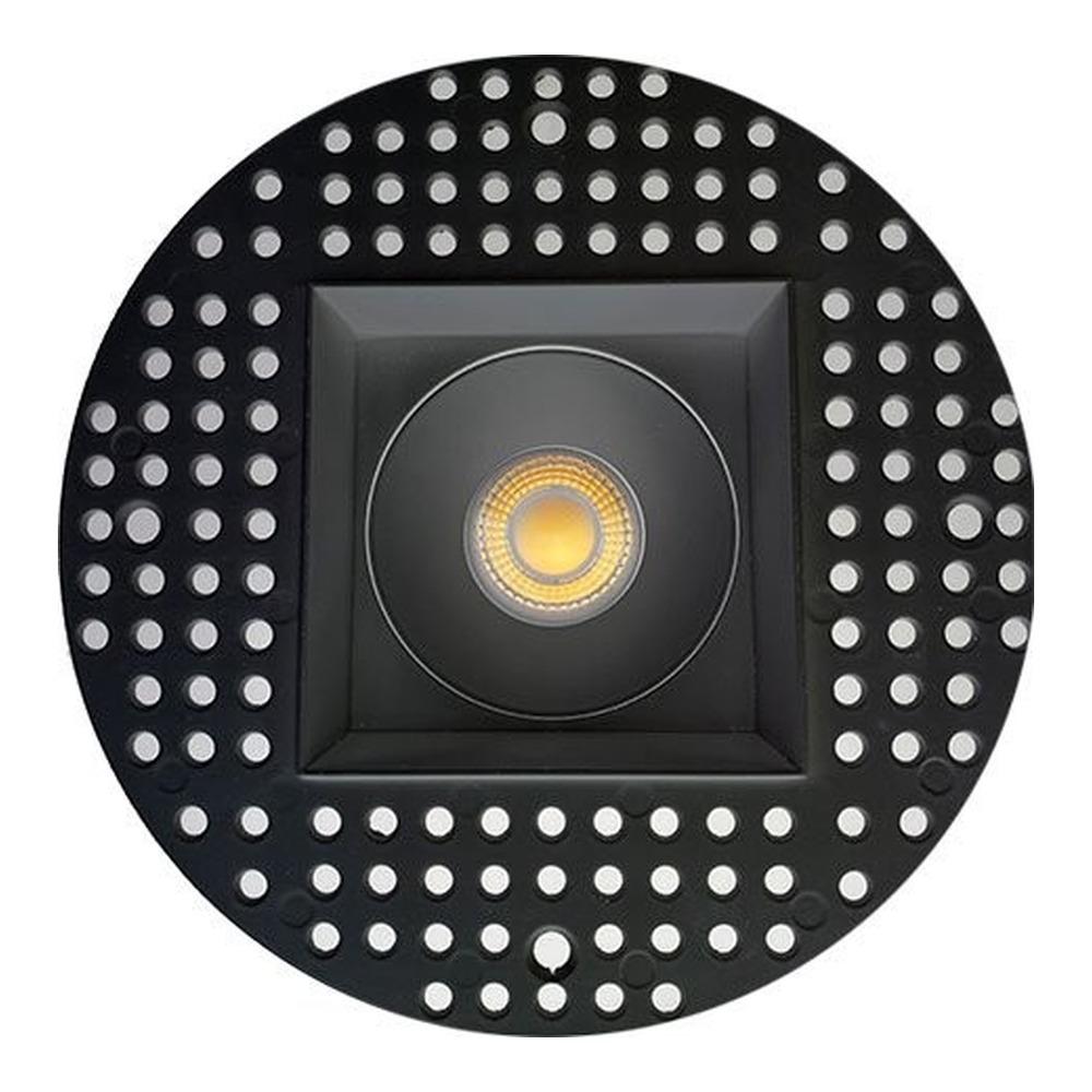 3 INCH SQUARE FRAME TRIMLESS FOR DL3 SERIES - BLACK