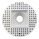 3 INCH SQUARE FRAME TRIMLESS FOR DL3 SERIES - WHITE