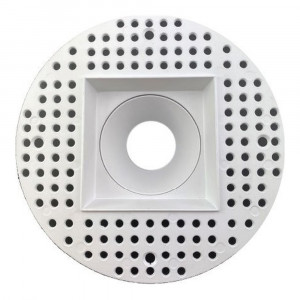 3 INCH SQUARE FRAME TRIMLESS FOR DL3 SERIES - WHITE