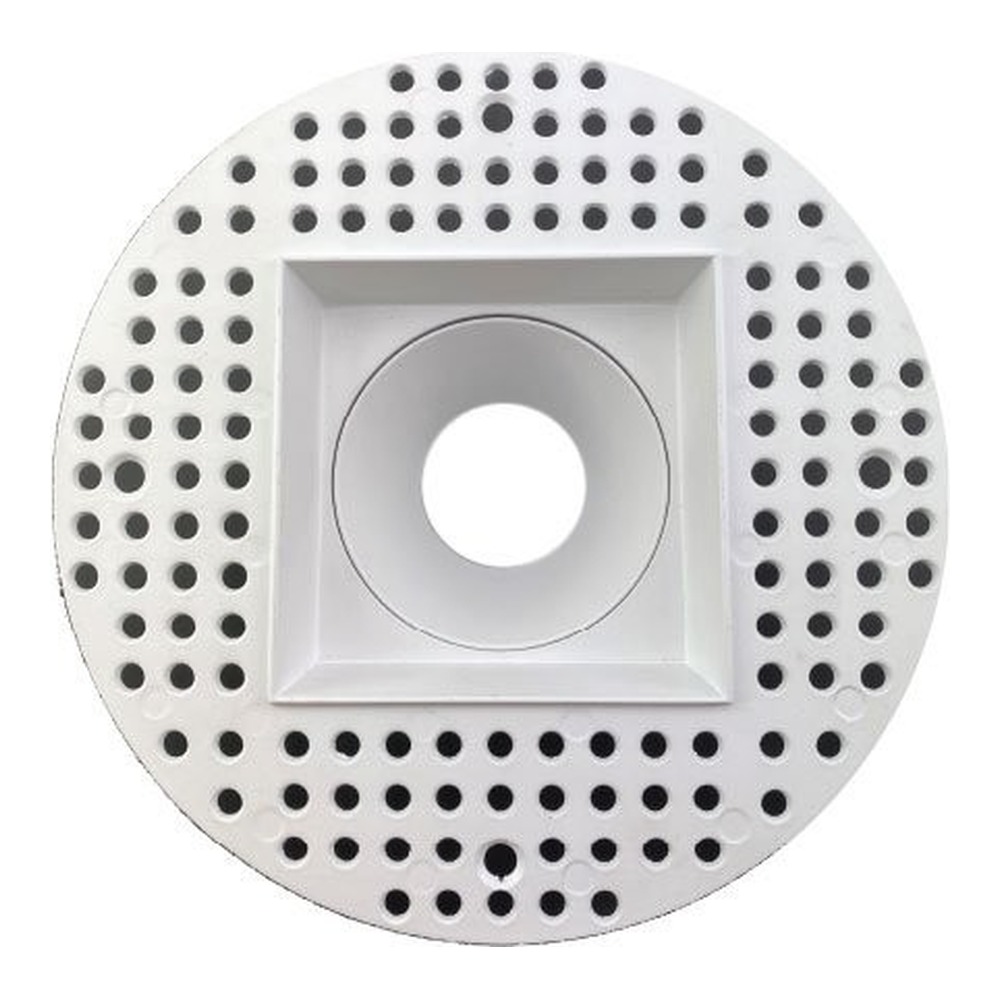 3 INCH SQUARE FRAME TRIMLESS FOR DL3 SERIES - WHITE