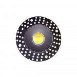 4 INCH ROUND FRAME TRIMLESS FOR DL3 SERIES - BLACK