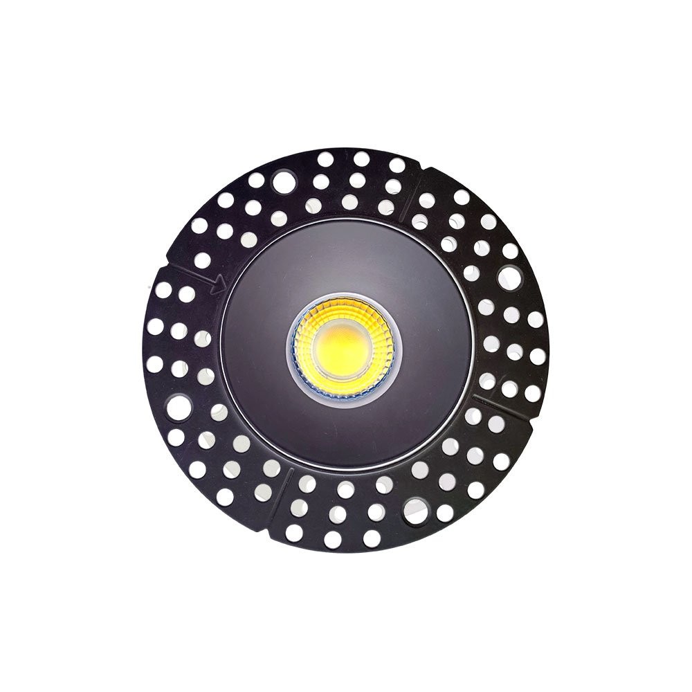 4 INCH ROUND FRAME TRIMLESS FOR DL3 SERIES - BLACK