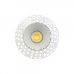 4 INCH ROUND FRAME TRIMLESS FOR DL3 SERIES - WHITE