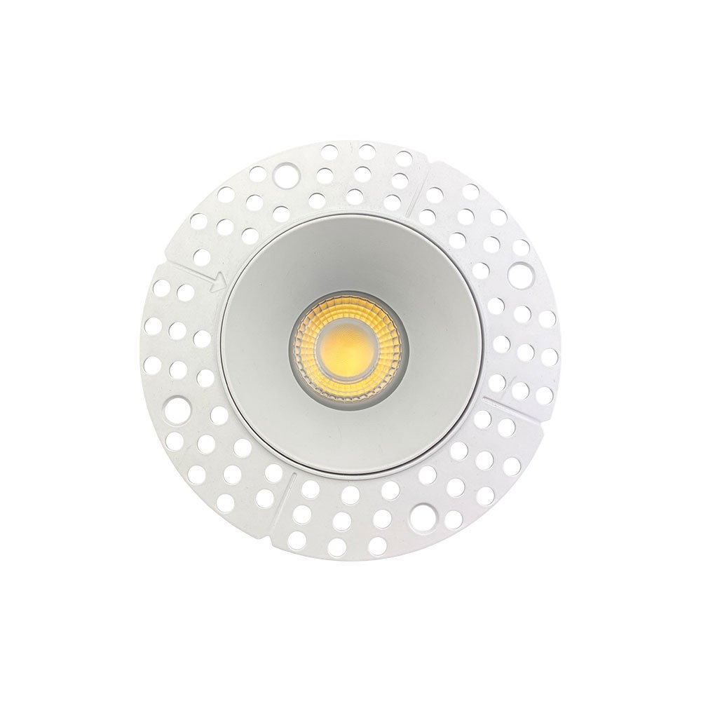 4 INCH ROUND FRAME TRIMLESS FOR DL3 SERIES - WHITE