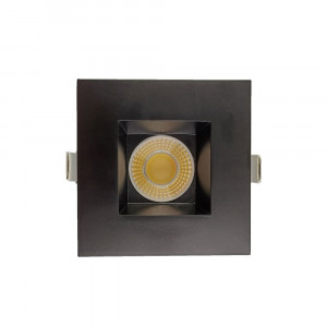 4 INCH SQUARE FRAME WITH TRIM FOR DL3 SERIES - BLACK