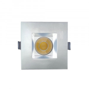 4 INCH SQUARE FRAME WITH TRIM FOR DL3 SERIES - WHITE