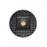 4 INCH SQUARE FRAME TRIMLESS FOR DL3 SERIES - BLACK