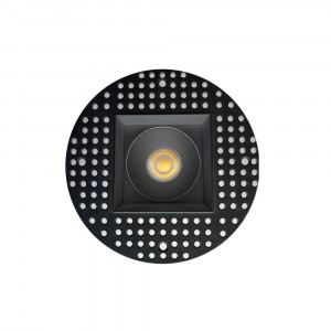 4 INCH SQUARE FRAME TRIMLESS FOR DL3 SERIES - BLACK