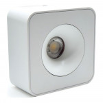 4 INCHES SQUARE SURFACE MOUNT DOWNLIGHT - 10WATT - 670LM - PF>0.9 - FT4 WIRE - 5CCT (2.7K - 3K - 3.5K - 4K - 5K) -