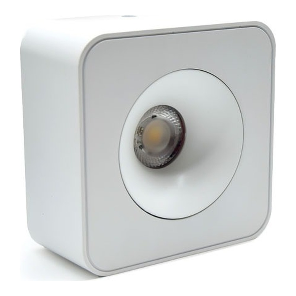 4 INCHES SQUARE SURFACE MOUNT DOWNLIGHT - 10WATT - 670LM - PF>0.9 - FT4 WIRE - 5CCT (2.7K - 3K - 3.5K - 4K - 5K) -