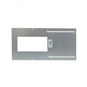 Installation plate suitable for CL-DL6-D18-5CCT 165x335mm - cutout: 154x75mm
