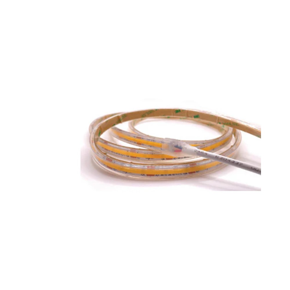 COB Long Run Strip Light 8mm PCB Width 384 LED/m - 8W/m 24V DC - 10m/Roll - 640 lm - IP67 5000K - 3 years warranty