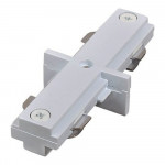 3 WIRES SURFACE MOUNTED RAIL ACCESSORIES STRAIGHT CONNECTEUR A BLANC & NOIR