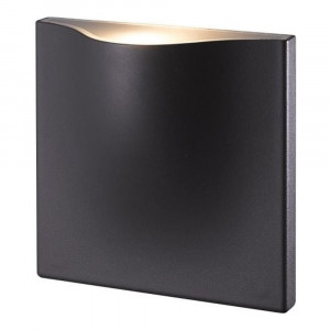 SURFACE MOUNTED WALL LIGHT 1142 - 14W - 990LM  -CRI>80 - 98deg  - 110-220 V AC - 3000K - IP54 - 3 YEARS WARRANTY - BLACK