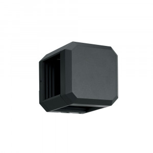 LED EXTERIOR LIGHT 110-240V - 13W - OSRAM LED CHIPS DIE-CAST ALUMINUM+PC BODY - 515 LM - 335° - 3000K - IP65 - BLACK