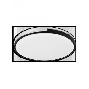 LED CEILING LIGHT 15'' 3/8 CLC (3CCT) BLACK/BRUSHED STEEL