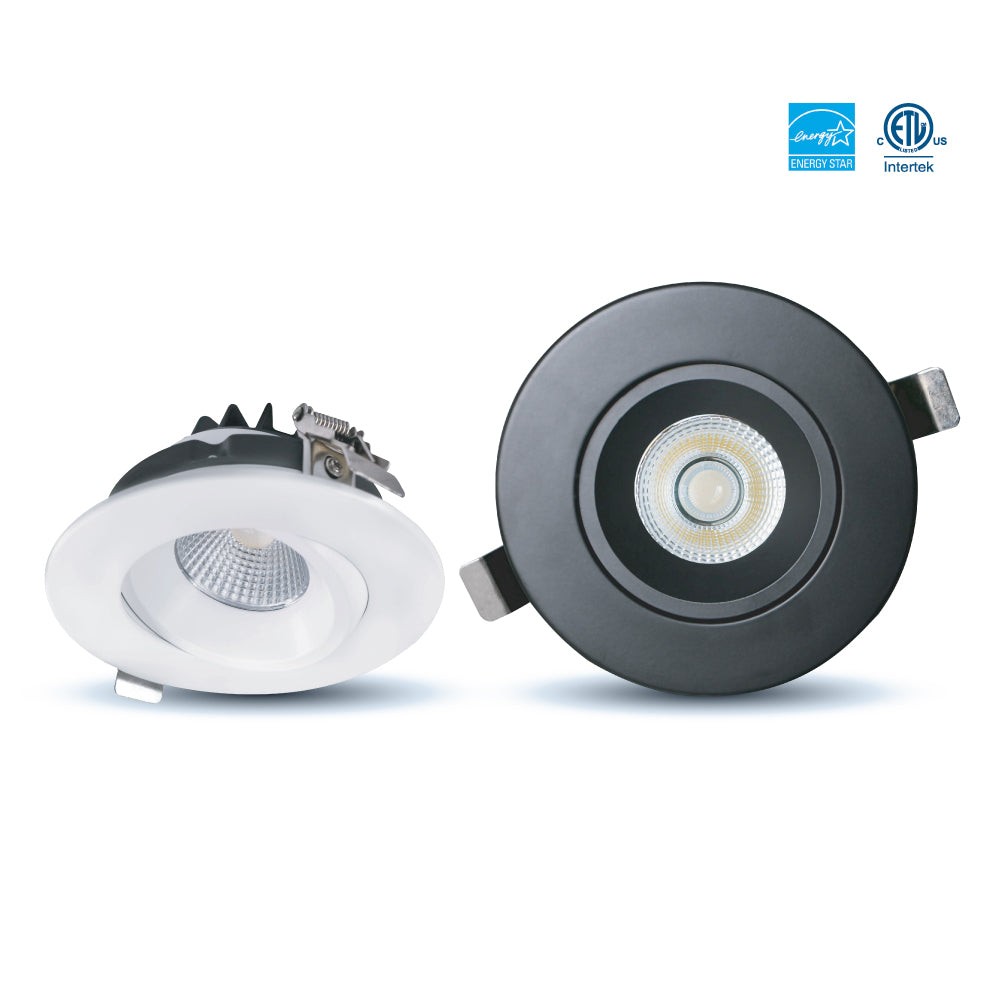 DESIGNER DEEP 4-INCH RECESSED/GIMBAL LED FIXTURE - 5CCT (2700K TO 5000K) - 12W - 900LM - DIMMABLE