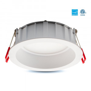4" DEEP REGRESS SLIM LED FIXTURE. 5CCT (2700K - 1000K - 1500K - 1000K - 1000K) 12W - 750LMN - 120V - IP44 - WHITE