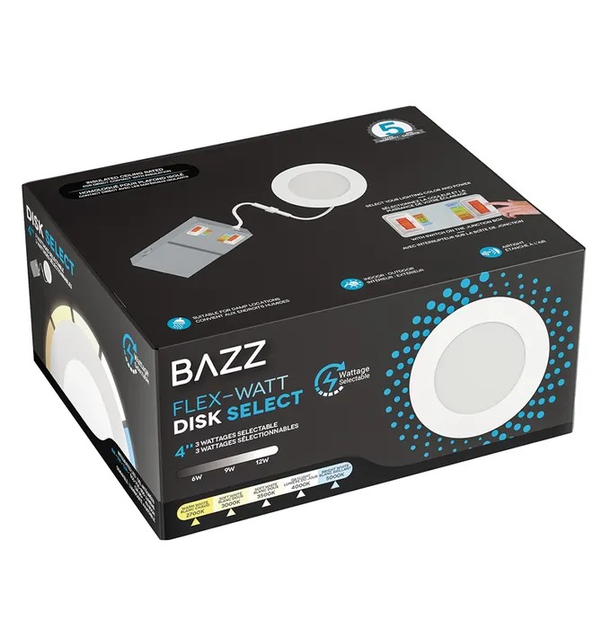 5CCT 2700-5000K 6W-9W-12W LED Recessed Light Wet Location Matte White