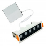 5-Spot Rectangle Bar LED Recessed 3000K Matte White