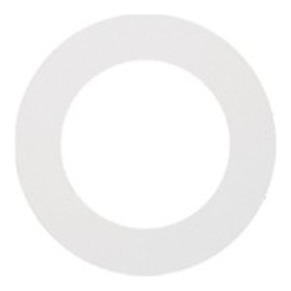 DOWNLIGHT GOOF RING, ROUND, 6", WHITE