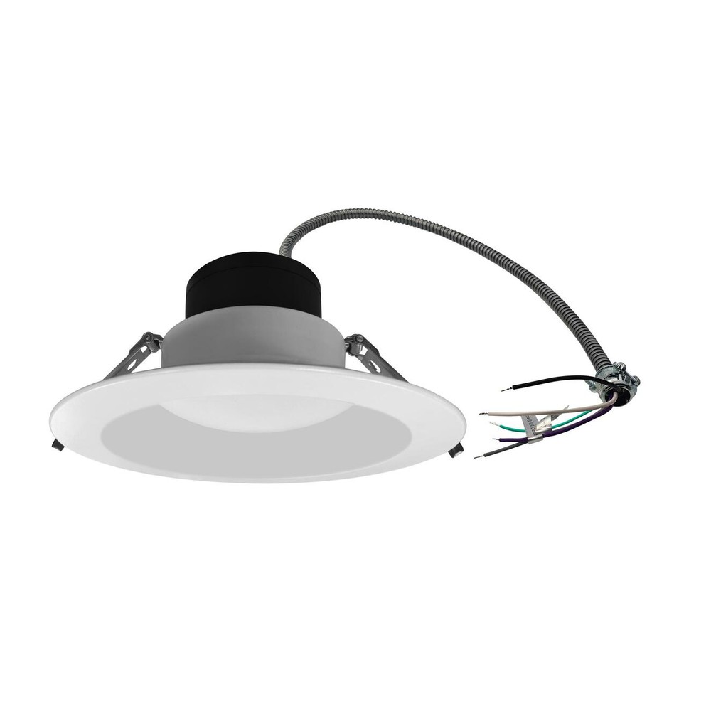 Split Downlight 10“ 40-30-25W 120-347V 27-30-35-40-50K white frost dimmable TRIAC & 0-10V