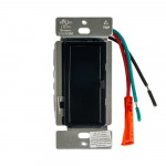 Sliding Dimmer (200W) - 3 Way - Black - V3