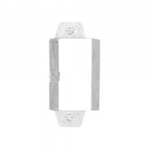 Decorator Mid Size Wallplate - 1 Gang - White - Plastic - 20/Box