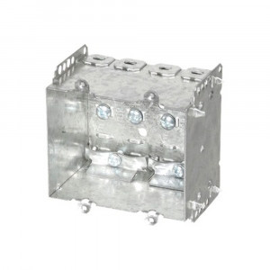 2104-LLE2 - 2 Gang Device Box with NMD Clamps 25 cu.in