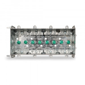 2104-LLE4 - 4 Gang Device Box with NMD Clamps 50 cu.in