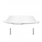 ENDURA 16" DIA. WHITE - SURFACE SEMI-FLUSH MTG. KIT.