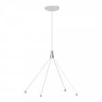 ENDURA TROUSSE DE MONTAGE EN SUSPENSION 24" DE DIAMÈTRE BLANC - CÂBLE AVIATION 1 - 2 M