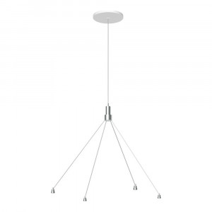 ENDURA TROUSSE DE MONTAGE EN SUSPENSION 24" DE DIAMÈTRE BLANC - CÂBLE AVIATION 1 - 2 M