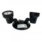 Emergency Remote Head 1 - Double - 4W - 6-24VDC - Black - V1