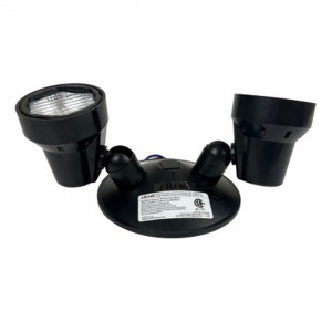 Emergency Remote Head 1 - Double - 4W - 6-24VDC - Black - V1