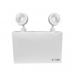 EML Emergency Lighting - Battery Unit - 72W Battery - 2x2W Heads - 120/347V - Steel - White - 5 Year Warranty