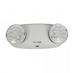 EML Emergency Lighting - Dual Head - Self-Powered - 2x2W Heads - 120-347V - Thermoplastic - White - 5 Year Warranty