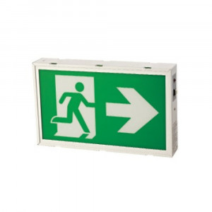 Running Man 2 - Steel - Battery backup - 1W - 120-347V - V1