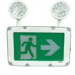 Weatherproof Combo Plastic Running Man sign + 2 Head - 5W - 120-347V - V1