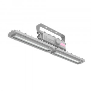 Explosion Proof 4FT Linear Shape 80-60-40W 120-347V 40-50-65K Gray Clear C1D1 IP66