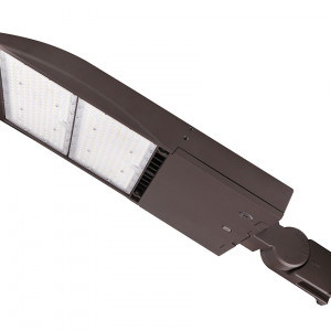 FL04B CONCORDE FLOOD LIGHT - FLOOD/AREA LIGHTS - 300W - 3000K - 120-347V - BRONZE - DLC PREMIUM PL28RM2BSP73