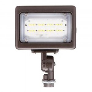 FLM02 Mini Flood Light - Flood/Area Lights - 15W - 4000K - 120-277V - Bronze - DLC S-5VDWLB - 10 Year Warranty