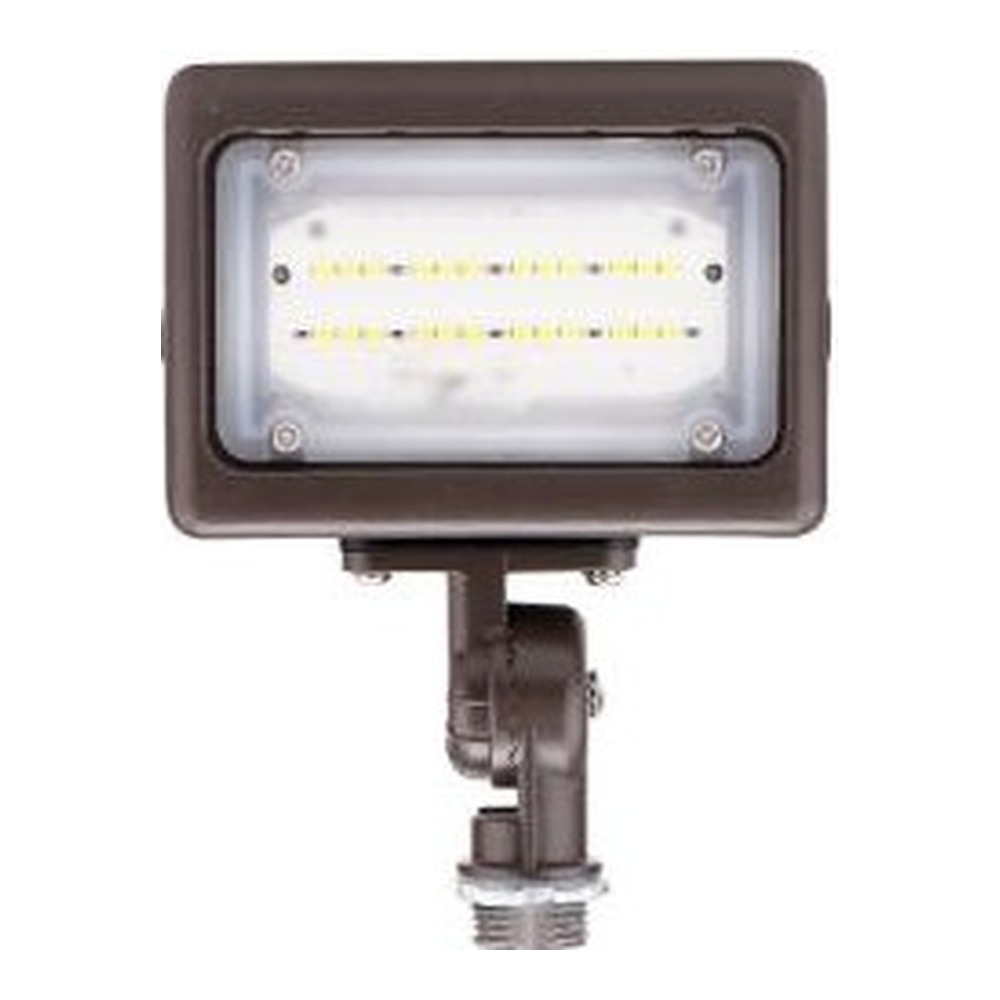 FLM02 Mini Flood Light - Flood/Area Lights - 15W - 4000K - 120-277V - Bronze - DLC S-5VDWLB - 10 Year Warranty