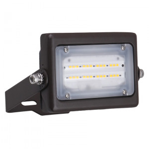 FLM02 Mini Flood Light - Flood/Area Lights - 15W - 4000K - 120-277V - Bronze - 10 Year Warranty