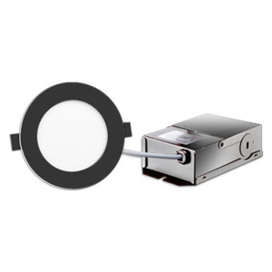 FLP3-8W-30/40K - ROND - LED 8W - 550 LUMENS - BOUTONS DE SÉLECTION 30K OU 40K - ANGLE DE FAISCEAU DE 110°. 3 1/2