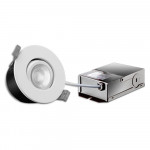 FLP3G-8W-30/40K - ROND - LED 8W - ORIENTABLE - 550 LUMENS - BOUTONS DE SÉLECTION 30K OU 40K - ANGLE DE FAISCEAU DE