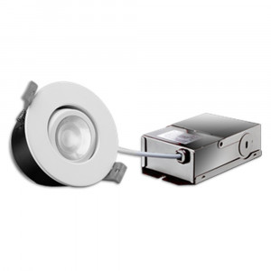 FLP3G-8W-30/40K - ROND - LED 8W - ORIENTABLE - 550 LUMENS - BOUTONS DE SÉLECTION 30K OU 40K - ANGLE DE FAISCEAU DE