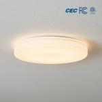 9" FRAMELESS FLUSH MOUNT W/ ADJUSTABLE 5CCT (2700K - 3000K - 3500K - 4000K - 5000K) - 18W - 1400 LUMENS - TRIAC